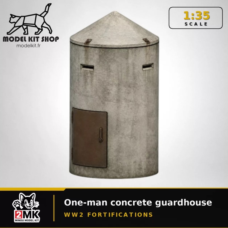 1:35 - WW2 - Guérite béton pour un seul homme