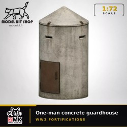 1:72 - WW2 - Guérite béton pour un seul homme