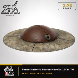 1:72 - WW1 Panzerbatterie Festen Haseler 15Cm TH