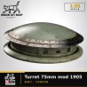 1:35 - WW1 Tourelle 75mm modèle 1905 - Fort de Douaumont (Verdun)