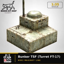 1:35 - Maginot Line - WW2 - TSF Bunker (FT-17 Turret)