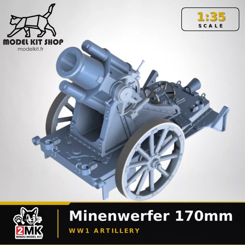 1:35 - WW1 - Minenwerfer 170mm Allemand
