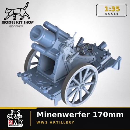 1:35 - WW1 - Minenwerfer 170mm Allemand