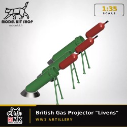 1:35 - WW1 - Projecteur de gaz Anglais "Livens" (Version non enterré avec trépier)