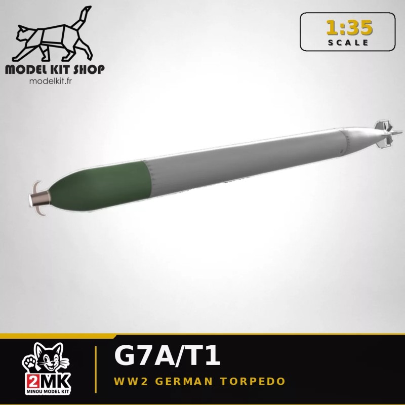 1:35 - WW2 German Torpedo G7A/T1