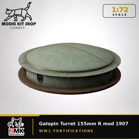1:72 - Tourelle Galopin 155mm R mod 1907
