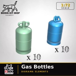 1:72 - Bouteilles de gaz (2 types) x20