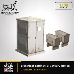 1:32 - Elektrorabinett und Batteriekästen für Signale