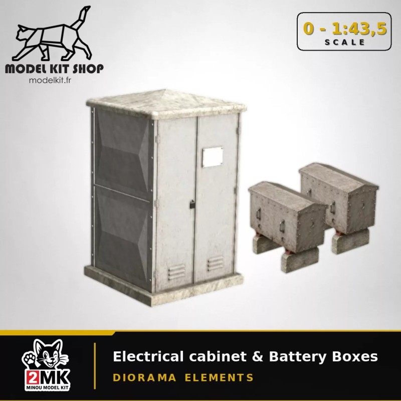 0 (1:43.5) - Armoire électrique et boîtes à accus pour signaux