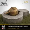 1:72 - WW2 Tourelle démontable STG mod35/37 & emplacement léger