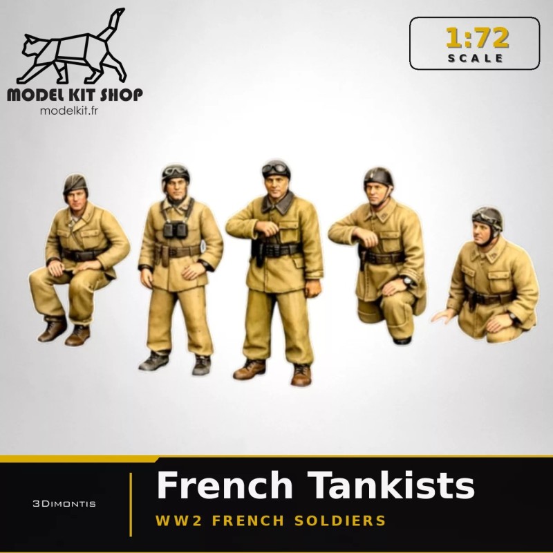 1:72 - WW2 Tankistes Francais