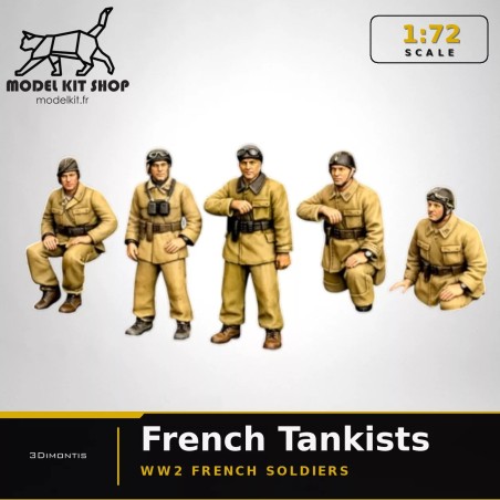 1:72 - WW2 Tankistes Francais