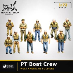 1:72 - WW2 Equipage PT BOAT (Pour Revell 05165 / 05175 / 05147 / 65175)