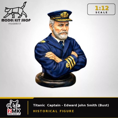 1:12 - Capitaine du Titanic - Edward john Smith (Buste)
