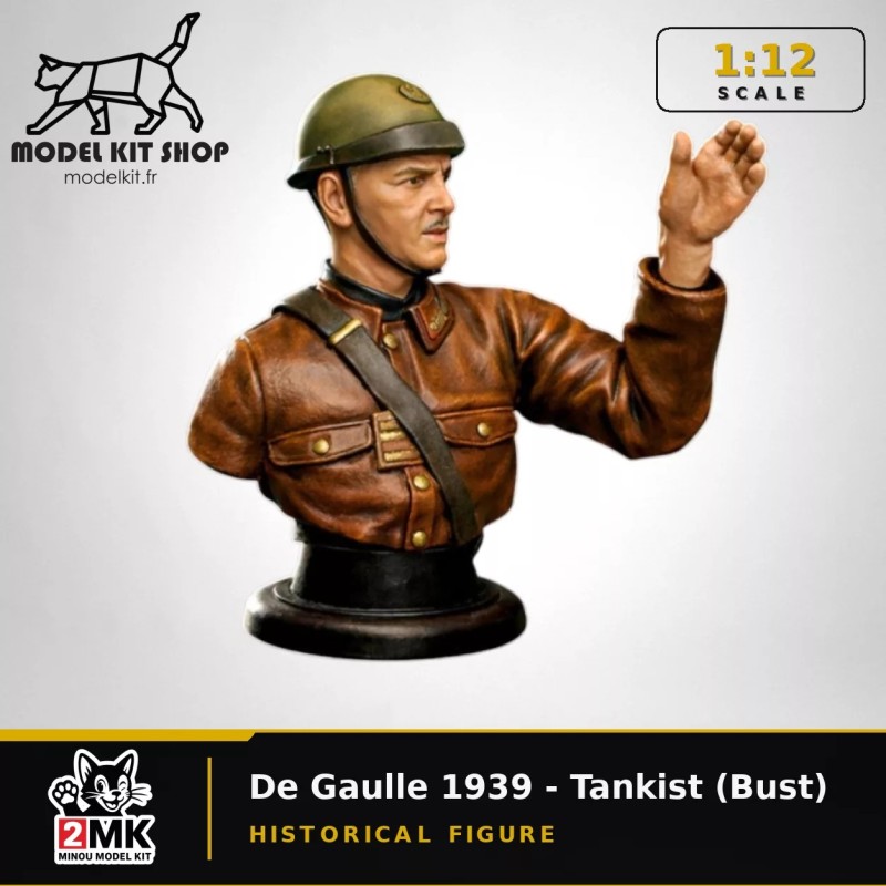 1:12 - De Gaulle 1939 - Tankiste (Buste)