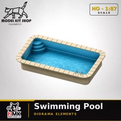 HO (1:87) - Piscine (8 x 4 m)
