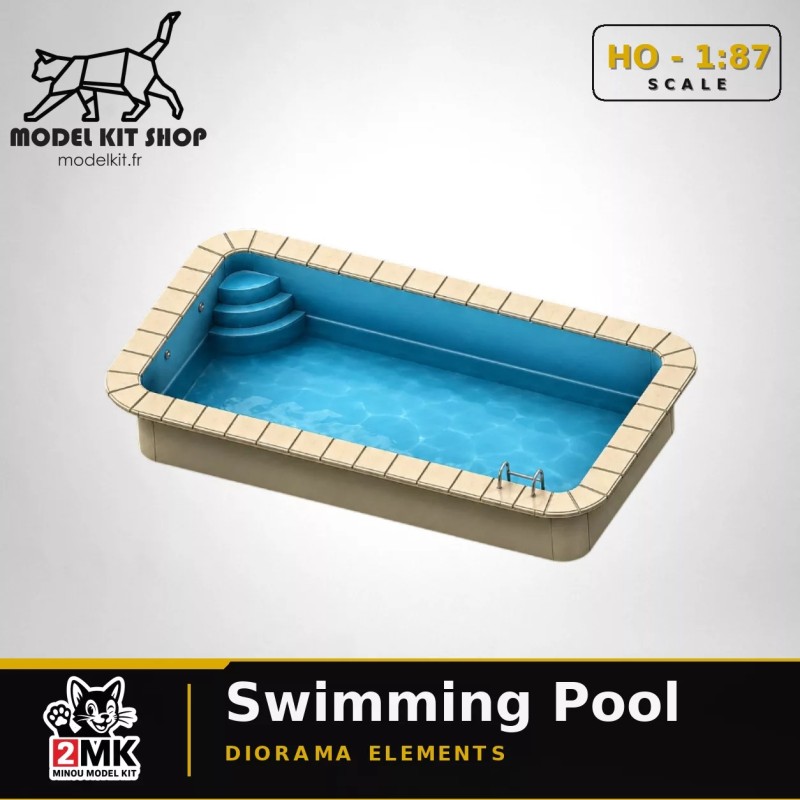 HO (1:87) - Piscine (8 x 4 m)