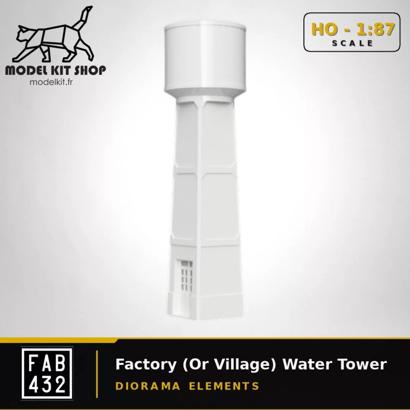 HO (1:87) - Château d'eau d'usine ou de village