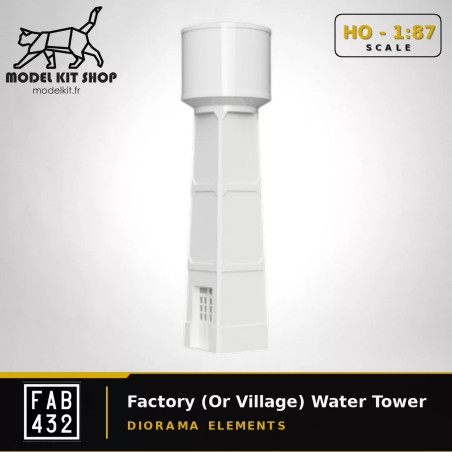 HO (1:87) - Château d'eau d'usine ou de village
