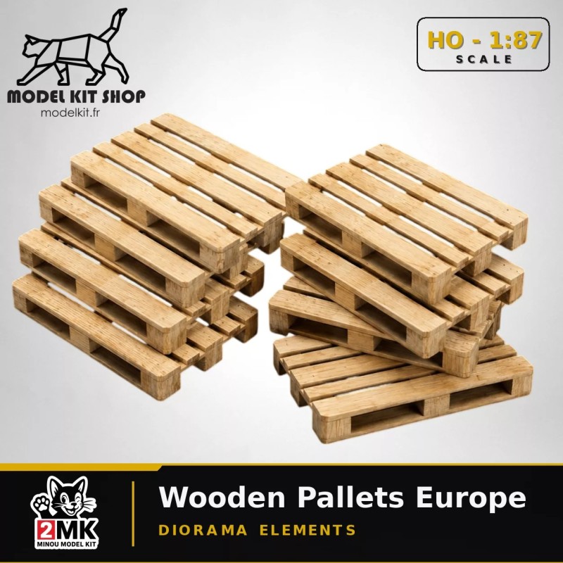 HO (1:87) - Palettes en bois Europe