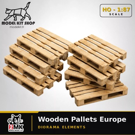 HO (1:87) - Palettes en bois Europe