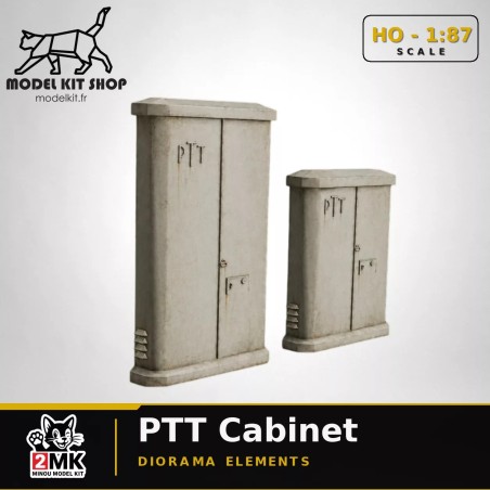 HO (1:87) - Armoires PTT (x2)