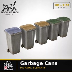 HO (1:87) - Poubelles (x 5)