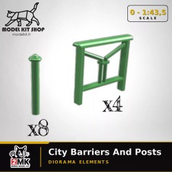 0 (1,43.5) - Barrières et poteaux de ville