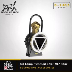 0 (1.43.5) - locomotora - Lámpara de aceite "Unifée 9L SNCF