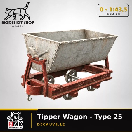 0 (1:43.5) - Wagonnet "Decauville" - Type 25 (Voie de 60)
