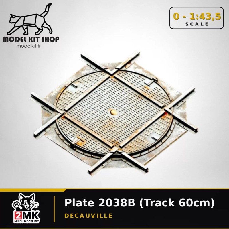 0 (1:43.5) - Plaque Tournante Decauville 2038B (Voie de 60cm)
