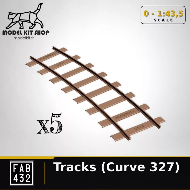 0 (1:43.5) - Rails Decauville (Voie de 60)  - Courbes x 5