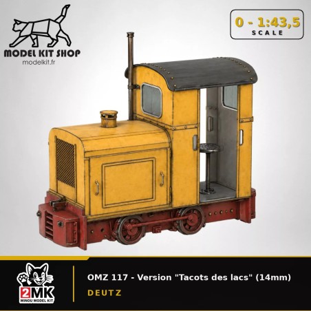 0 (1:43.5) - DEUTZ OMZ 117 - Version "Tacots des lacs" (Ecartement de 14mm)