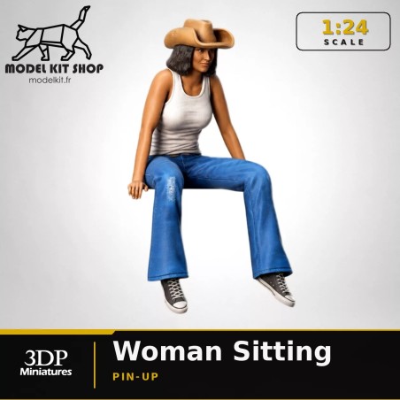 1:24 - Femme Américaine assise