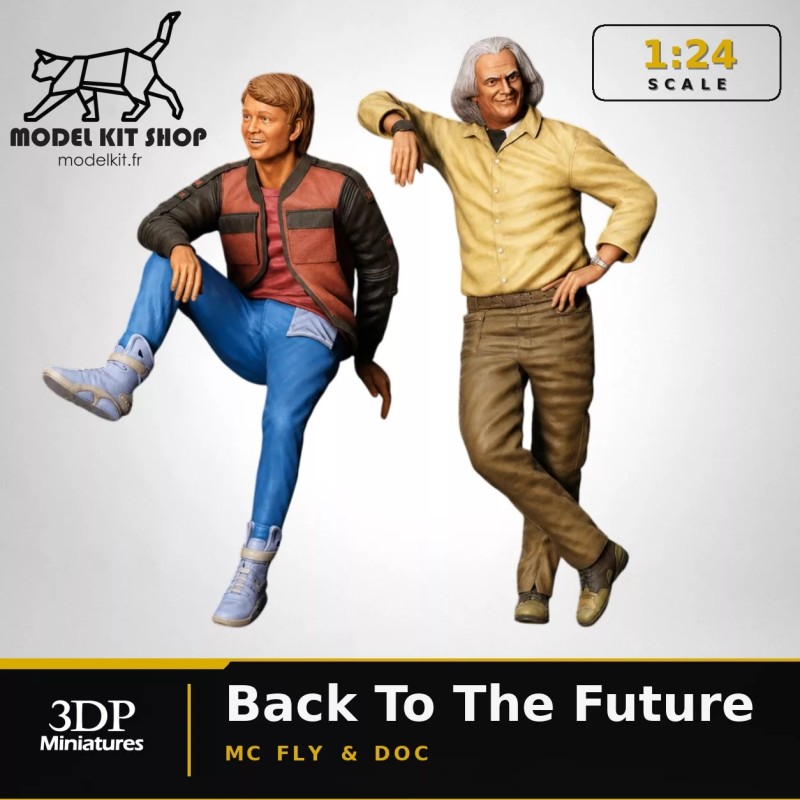 1:24 - Retour vers le futur - Marty McFly & Doc Emmett Brown