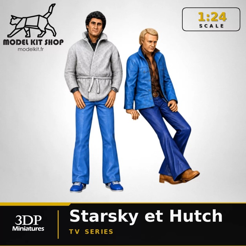1:24 - Starsky et Hutch (Compatible Revell '76 Ford Torino)