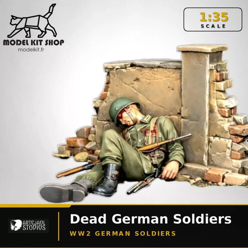 1:35 - Soldat allemand mort WW2