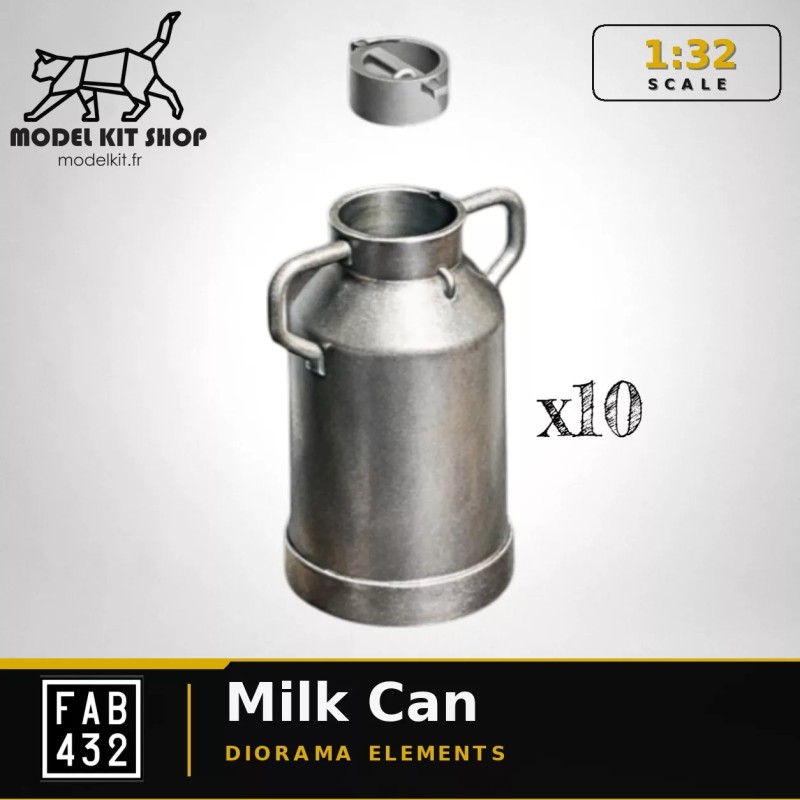 1:32 -  Bidons de lait de 30L (x 10)
