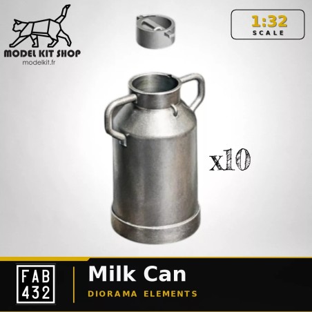1:32 -  Bidons de lait de 30L (x 10)