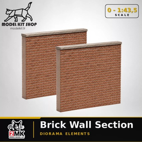 0 (1:43.5) - Sections de mur en briques