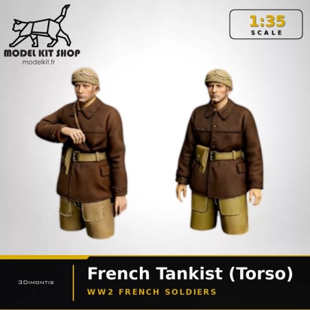 1:35 - WW2 Tankistes Francais (Torso)