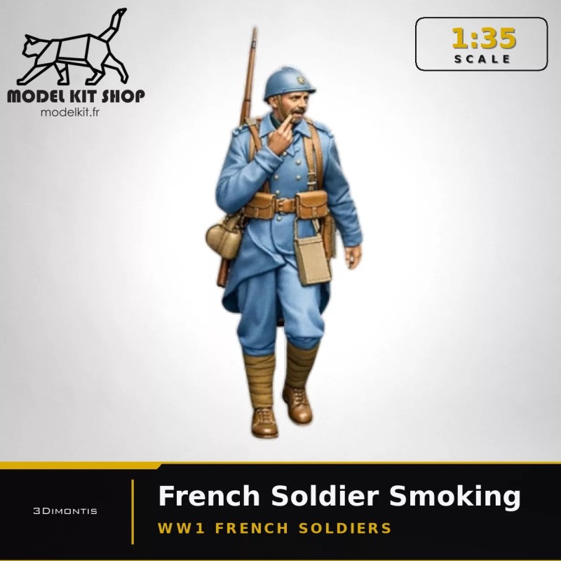 1:35 - WW1 Soldat Français fumant