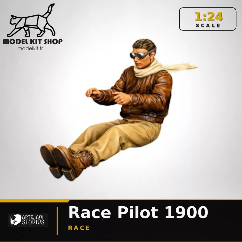 1:24 - Pilote de course années 1900