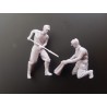 1:35 - WW2 Italian soldiers filling a sandbag