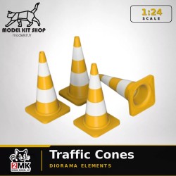 1:24 - Cônes de signalisation (x 4)