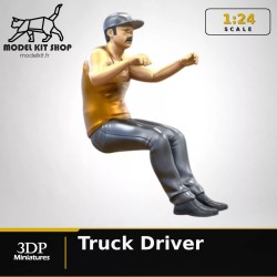 1:24 Serie - Conducteur de camion (Avec Casquette)