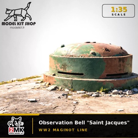 1:35 -WW2 - Ligne Maginot - Cloche Observation dite "Saint Jacques"