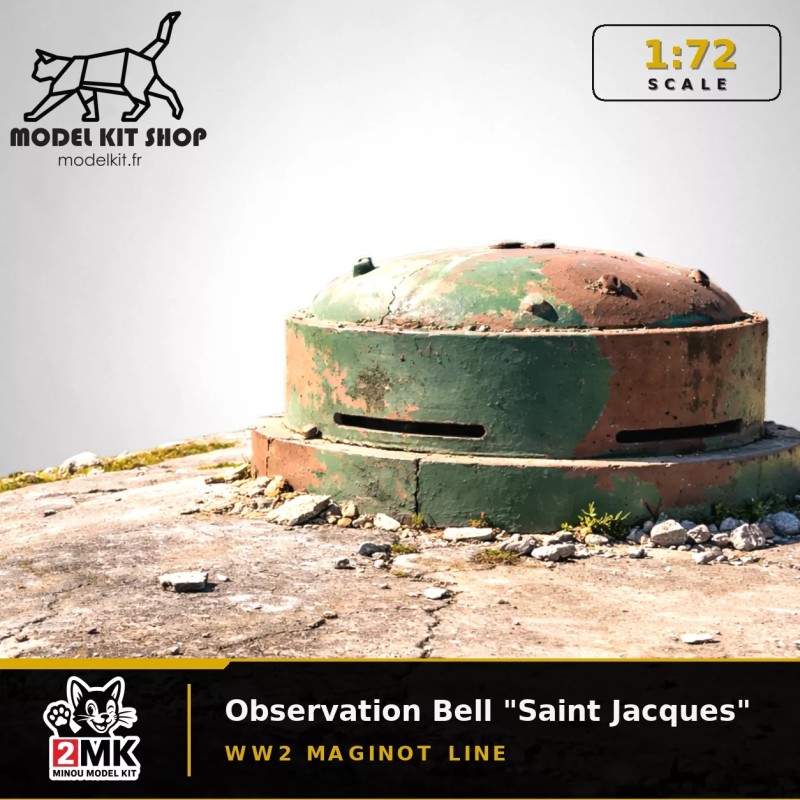 1:72 -WW2 - Ligne Maginot - Cloche Observation dite "Saint Jacques"