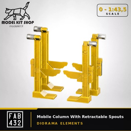 0 (1:43.5) - Colonne mobile à becs rétractables