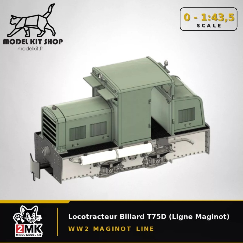 0 (1:43.5) - Locotracteur Billard T75D (Ligne Maginot)
